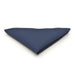 Light Navy Blue Pocket Square with White Trim Suit Accessories