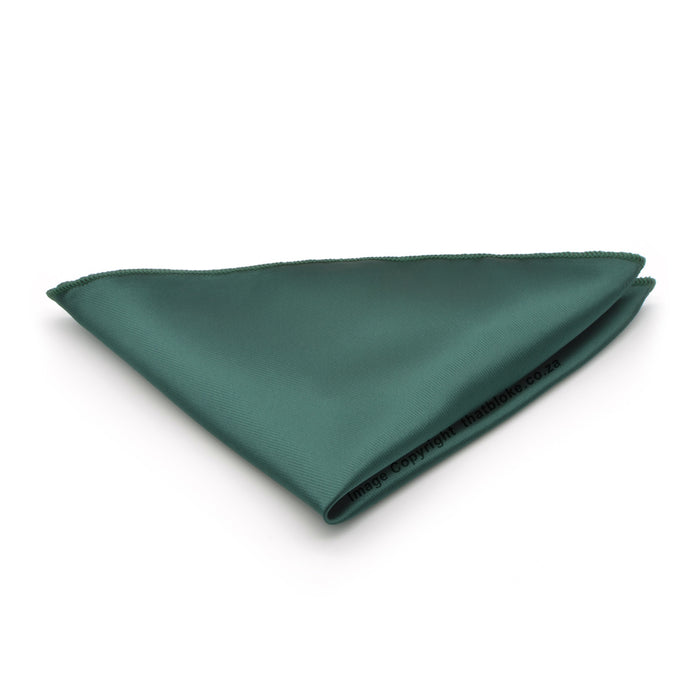 Pocket Square - Green Dark Emerald (Silky)