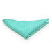 Mint Green Pocket Square With White Polkadots