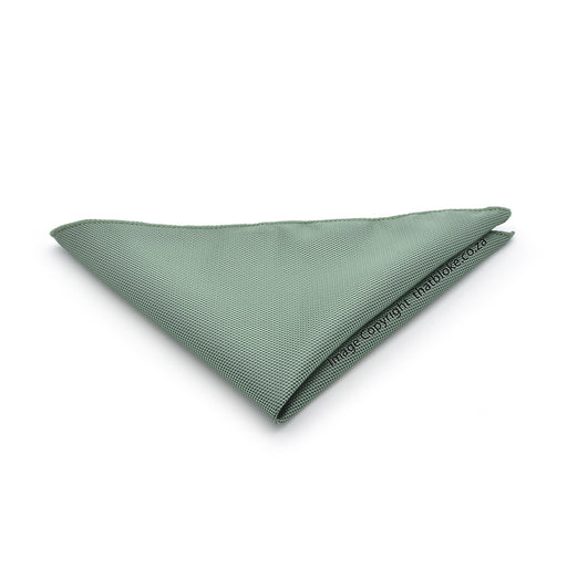 Light Olive Sage Green Pocket Square For Men Patterned Polyester