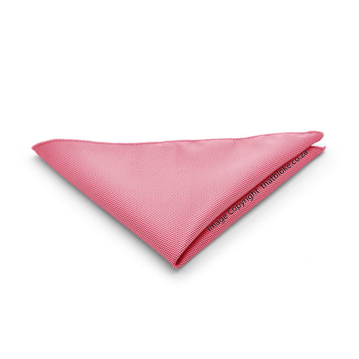 Amaranth Pink Pocket Square Patterned Polyester Carnation