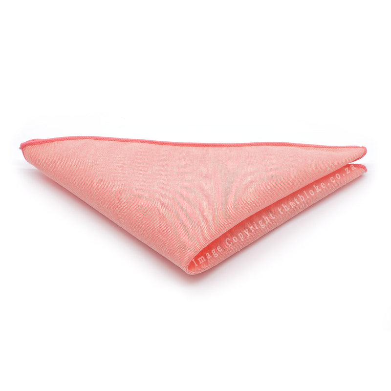 Carantion Pink Pocket Square Suit Accessory