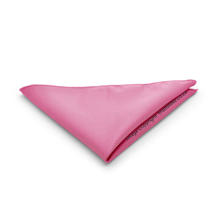 Taffy Pink Pocket Square Patterned Polyester