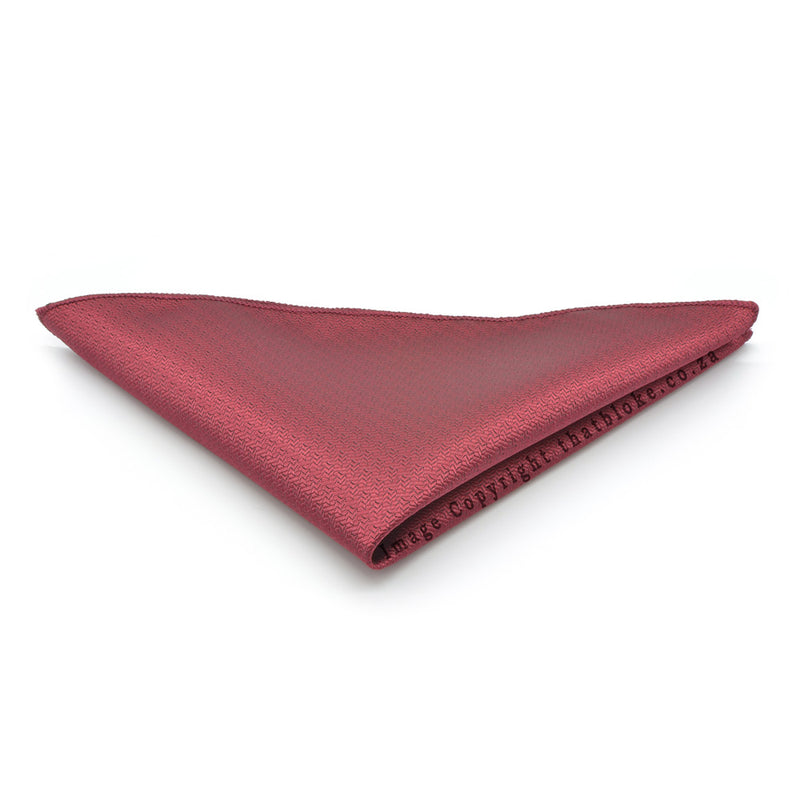 Maroon Pocket Square Patterned Suit Accessories