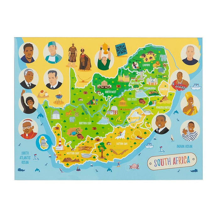 Jigsaw Puzzle - South Africa Map (100 Piece)