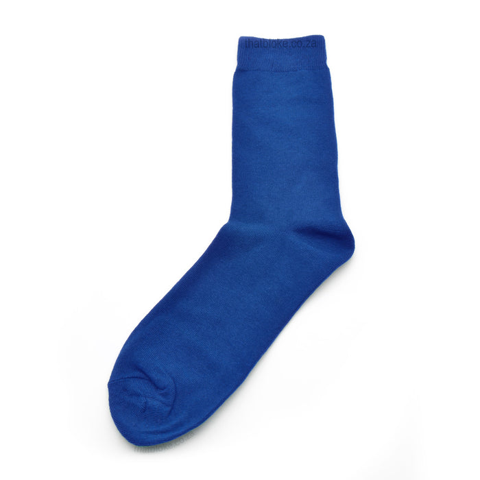 Royal Blue Socks For Men Cotton