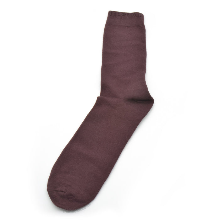 Cotton Socks - Burgundy Dark