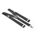 Three Clip Black Suspenders Elastic Polyester