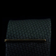 Antique Bronze Tie Bar Extra Thin On Tie Display