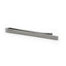 Gunmetal Black Tie Bar Extra Thin Medium Length Image Front Side