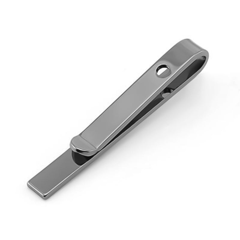 Gunmetal Black Tie Bar Short Image Bottom