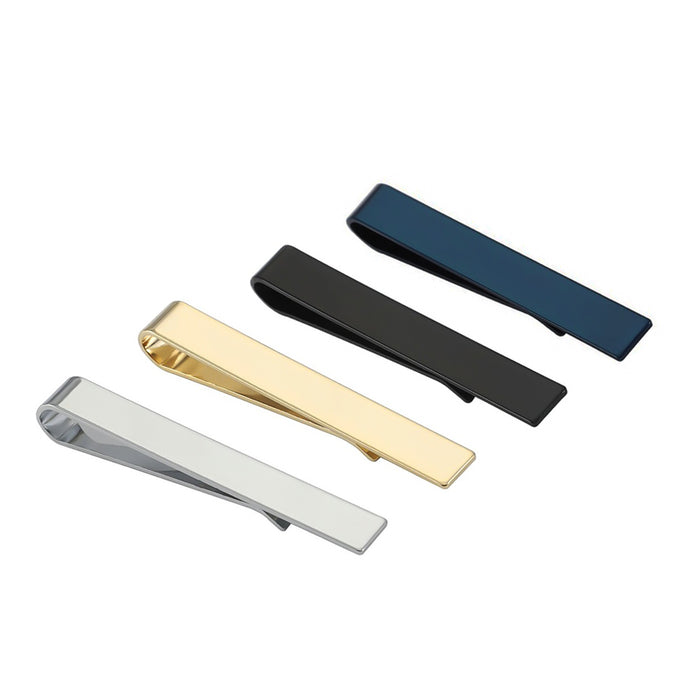 Tie Bar - Glossy Medium Flat (Black)