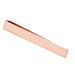 Rose Gold Tie Bar Short Front Image