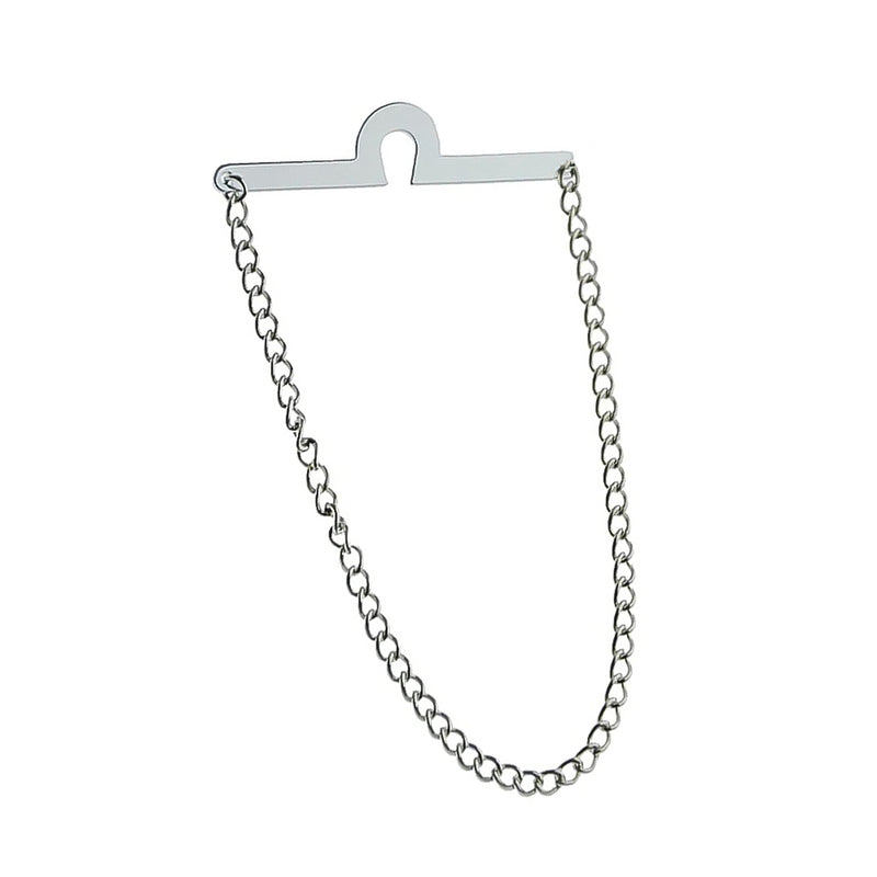 Silver Tie Chain For Men
