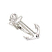 Silver Anchor Tie Clip Front Image