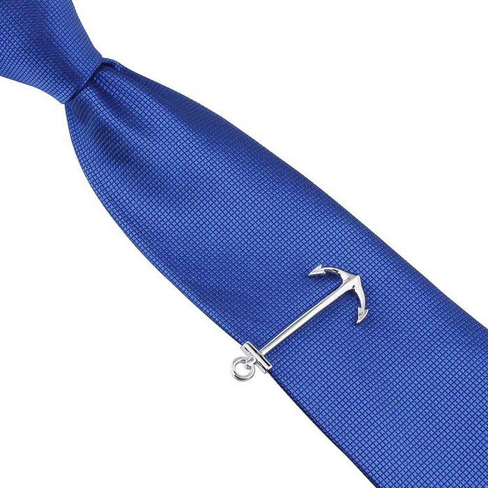 Tie Clip - Anchor (Silver) | That Bloke