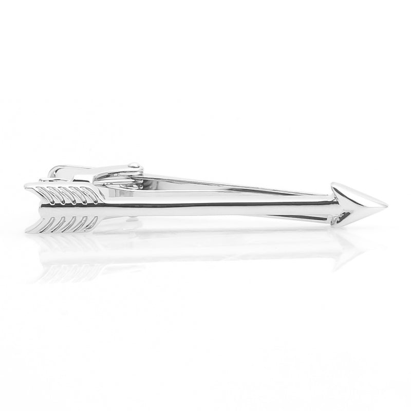 Arrow Tie Clip Silver Image Front