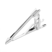 Arrow Tie Clip Silver Image Side