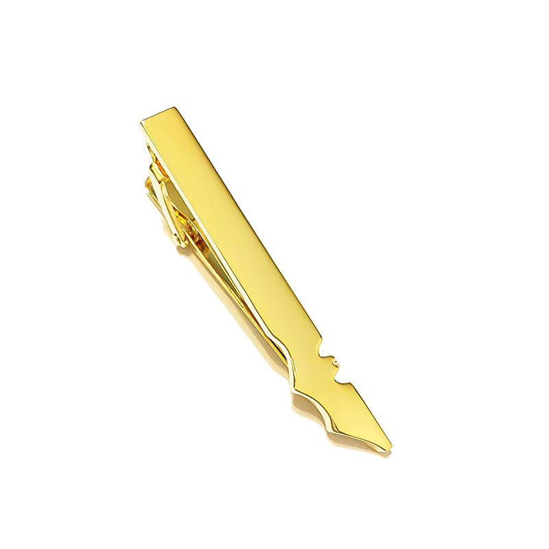 Batman Tie Glip Gold Wing Top Image