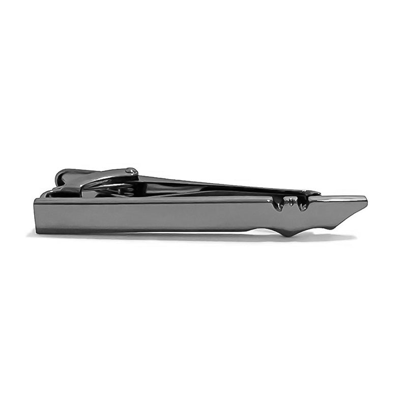 Batman Tie Clip Wing Gunmetal Black Front