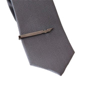 Batman Tie Clip Wing Gunmetal Black On tie