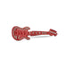 Electric Guitar Tie Clip Red Image Front