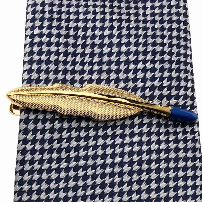 Tie Clip - Gold Feather | That Bloke