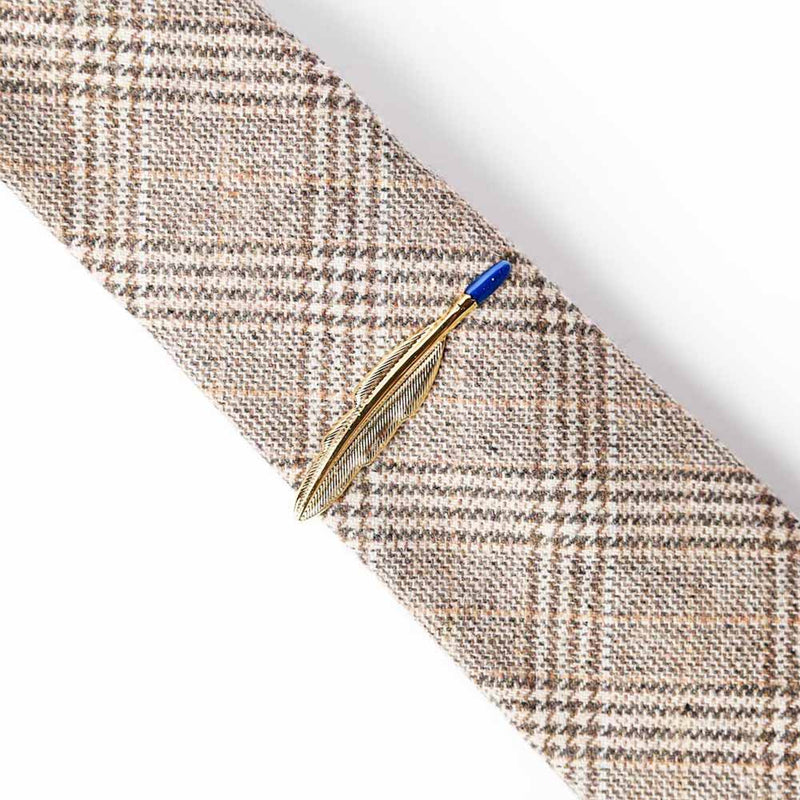 Tie Clip - Gold Feather | That Bloke