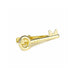 Door Key Tie Clip Gold Image Front