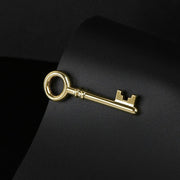 Door Key Tie Clip Gold Image On Tie