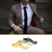 Curled Moustache Tie Clip Image Display