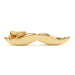 Moustache Tie Clip Gold Image Front