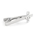 Music Note Tie Clip Silver Front View