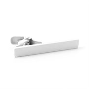 White Tie Clip Short Front Image