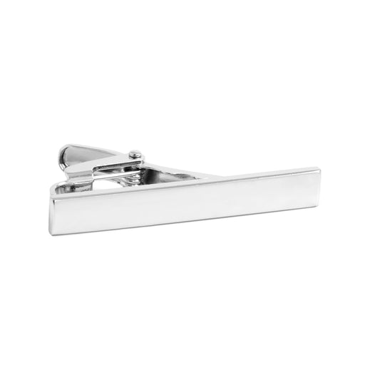 Silver Tie Clip Short Front Image