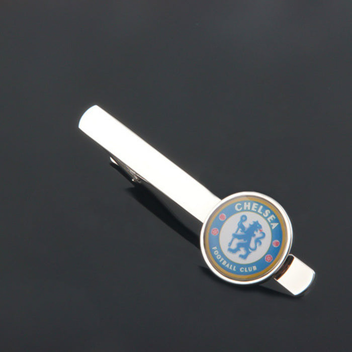 Chelsea Football Club Tie Clip Silver Image Display