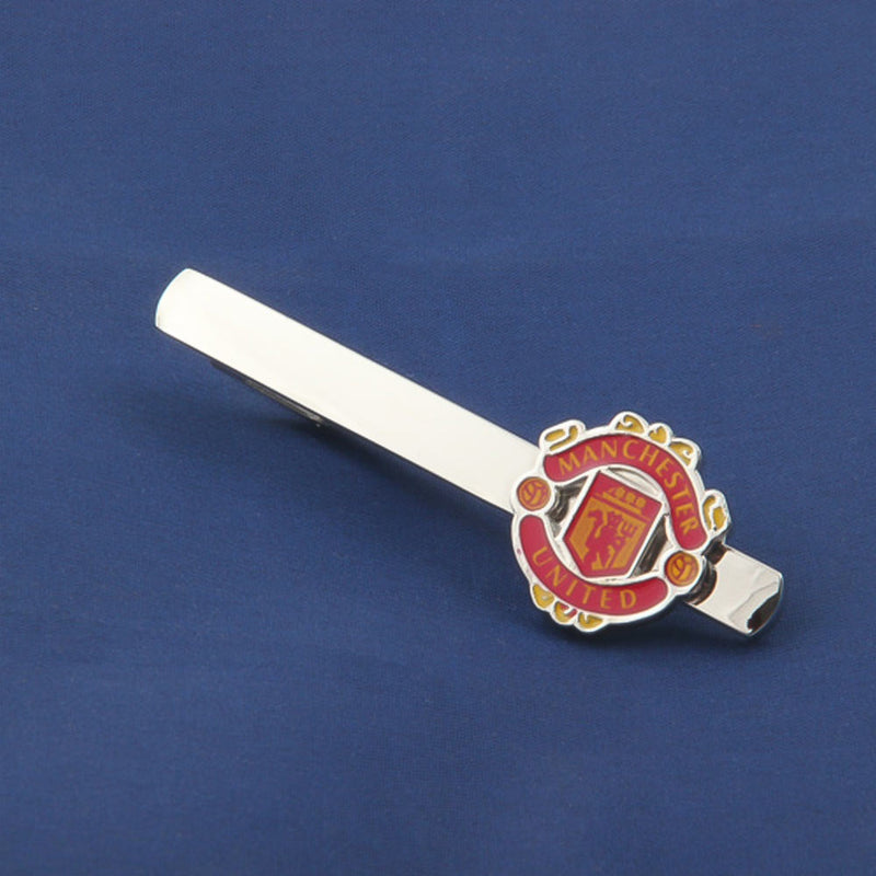 Manchester United Football Club Tie Clip Silver Image Display