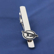 Avengers Tie Clip Silver Superhero Image Top Display