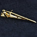 Claymore Sword Tie Clip Gold Display