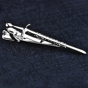Claymore Sword Tie Clip Silver Display