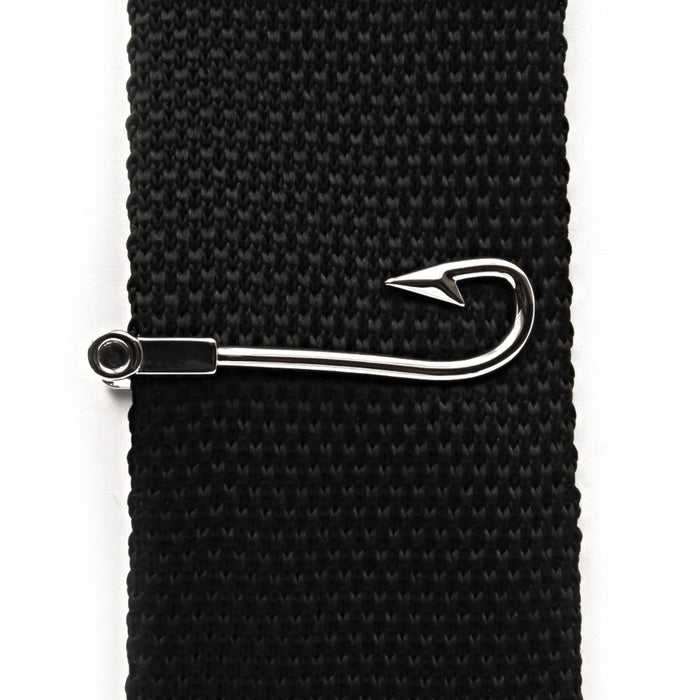 Tie Clip - Fish Hook (Gunmetal Black)