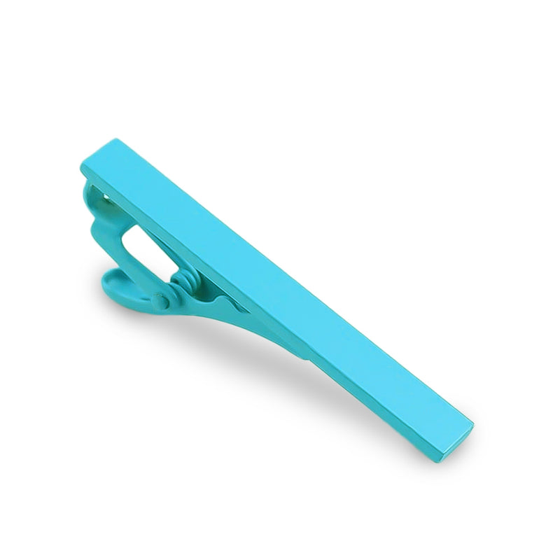 Turquoise Blue Tie Clip Front Image