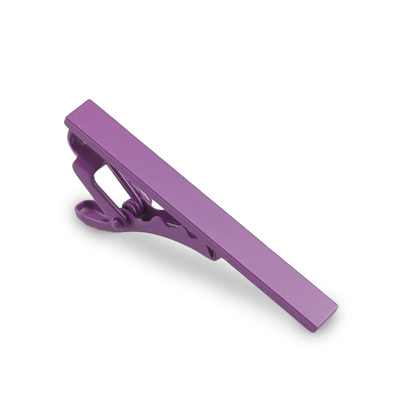 Purple Tie Clip Short Front Image
