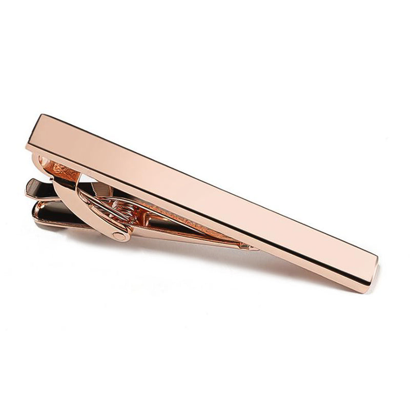 Rose Gold Tie Clip Short 