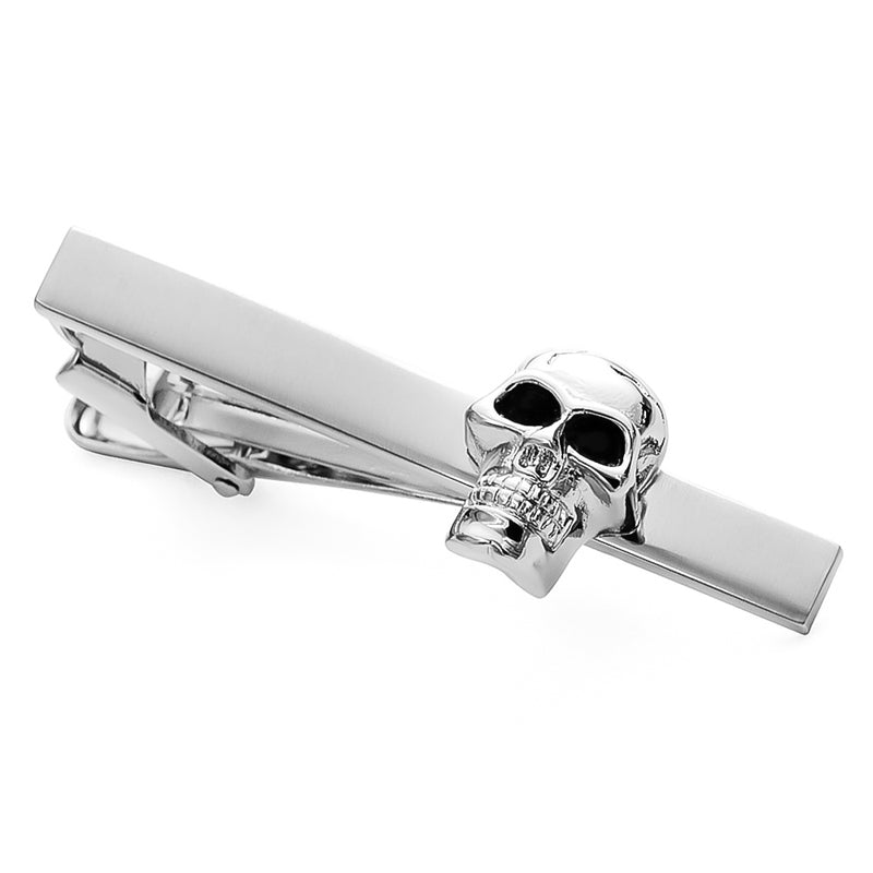 Tie Clip - Skull Head (Silver)