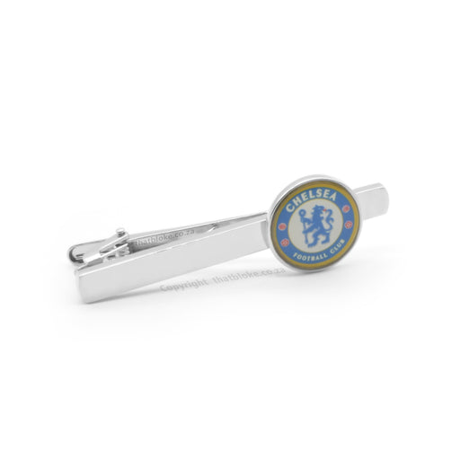 Chelsea Football Club Tie Clip Silver Image Front