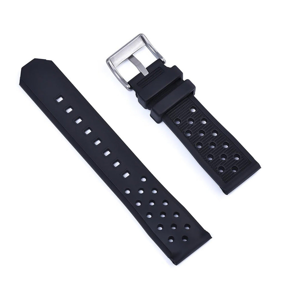 Watch Strap 22mm - Black Racing Rally (Rubber) — That Bloke