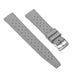 Watch Strap 20mm Grey Tropicana FKM Rubber Front View