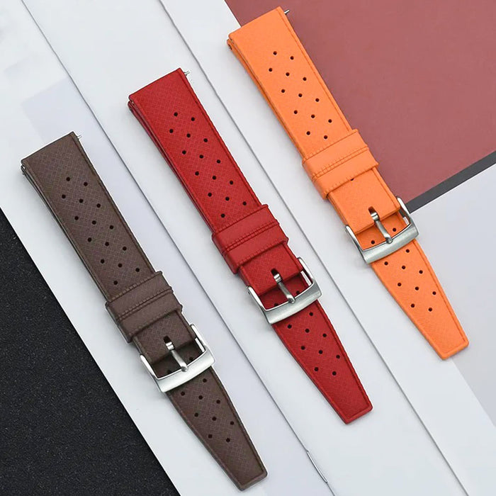 Watch Strap 20mm Tropicana FKM Rubber Front View
