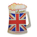 British Union Jack Beer Wood Sign For Man Cave or Bar